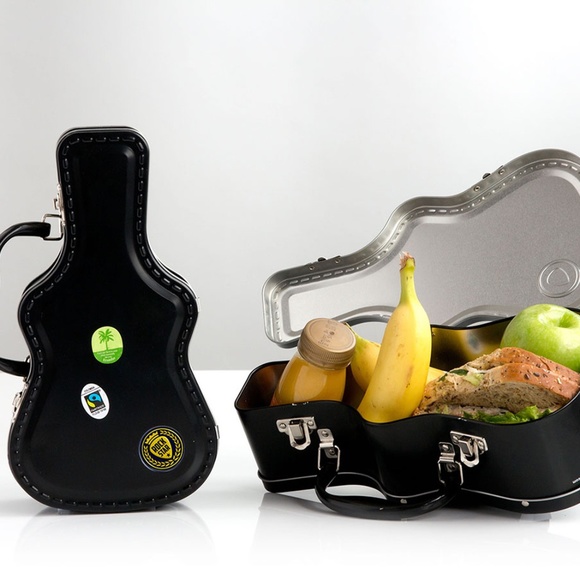 Guitar Case Lunch Box for Rockstars - Picture 2 of 2